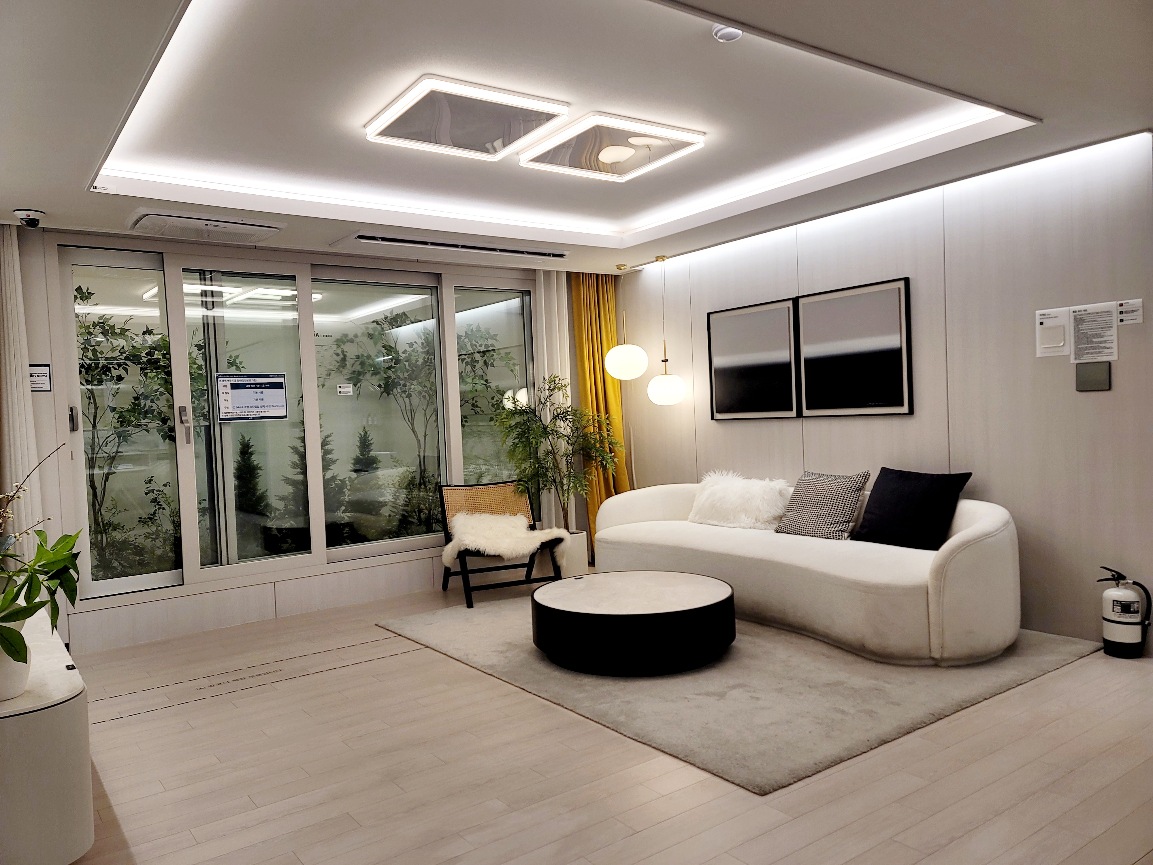 75타입 평면도 - 3룸 2욕실 구조의 75㎡ 아파트 실내 배치도